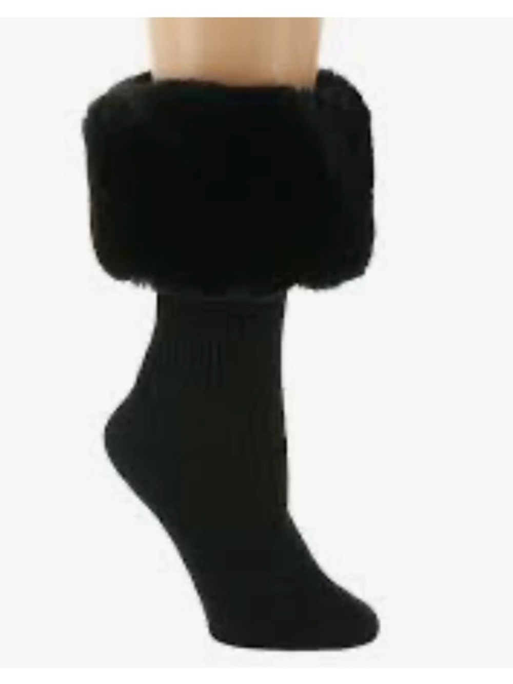 🆕Women’s UGG FAUX FUR short Rainboot Socks. NIB
